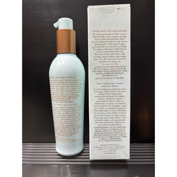 Mary Kay Visible Action Skin Revealing Lotion #1951 Full Size 7.7 oz NEW Box - Picture 2 of 2